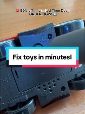 Fix toys in SECONDS! 🚀 With 50 precision bits, you’re ready for any repair! Get yours for just $35 before the deal’s gone! #TikTokMadeMeBuyIt #ParentHacks #FixToysFast #TikTokShop #MomMustHave #DadLife #springtok #fanttik #toys #tiktokshopfinds #fypシ#CapCut