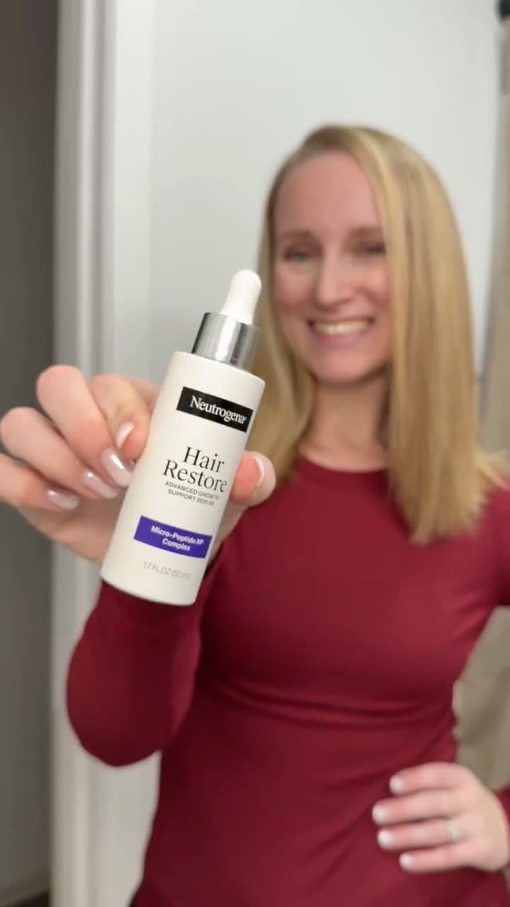 #AD Dealing with hair shedding due to breakage made me rethink my routine. I started using the New Neutrogena Hair Resto