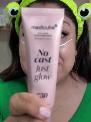 If your sunscreen leaves a white cast, we need to talk. ☀️✨ This one melts into the skin, gives the prettiest glow, and looks so good under makeup. No chalky finish, no ghost face, just hydrated, glass-skin energy all day. @medicube global #summeressentials #tiktokshopmademebuyit #tiktokshopmemorialday #kbeauty #tiktokshopdealsforyoudays