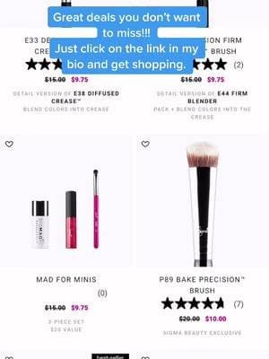 @sigmabeauty Semi-Annual Sale you don’t want to miss. So many great deals!! #semiannualsale #sale #shopping #deals #beautysale #affiliatelink
