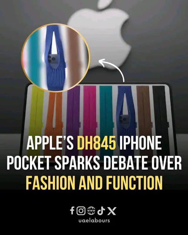 Apple unveiled the new iPhone Pocket on Tuesday, a knitted accessory created in collaboration with Japanese fashion hous