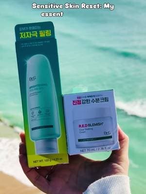 Dr.G Skincare routine unlocked: Gentle exfoliation with the Peeling Gel, followed by deep soothing with the Blemish Crea