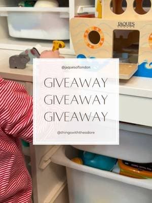 we were kindly gifted the wooden noah’s ark from @jaquesoflondon which we absolutely love. so we’ve decided to host a gi