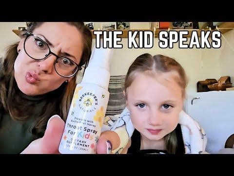 Beekeeper's Naturals Kids Throat Spray Review | Natural Immune Support for Kids