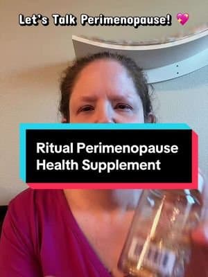 Perimenopause deserves more conversation! 💖🌸 @Ritual Perimenopause Health Supplement is a hormone-free formula develop