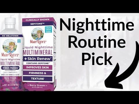 Buy it here (affiliate link): https://amzlink.to/az0BmjPc60UNJ
MaryRuth's Liquid Nighttime Liquid Multimineral + Skin R