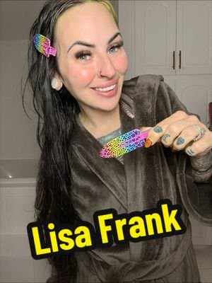 Creaseless hair clips that are a whole vibe of nostalgia! #lisafrank #lisafrankvibes #kitsch #bfcm #tiktokshopblackfriday @Kitsch