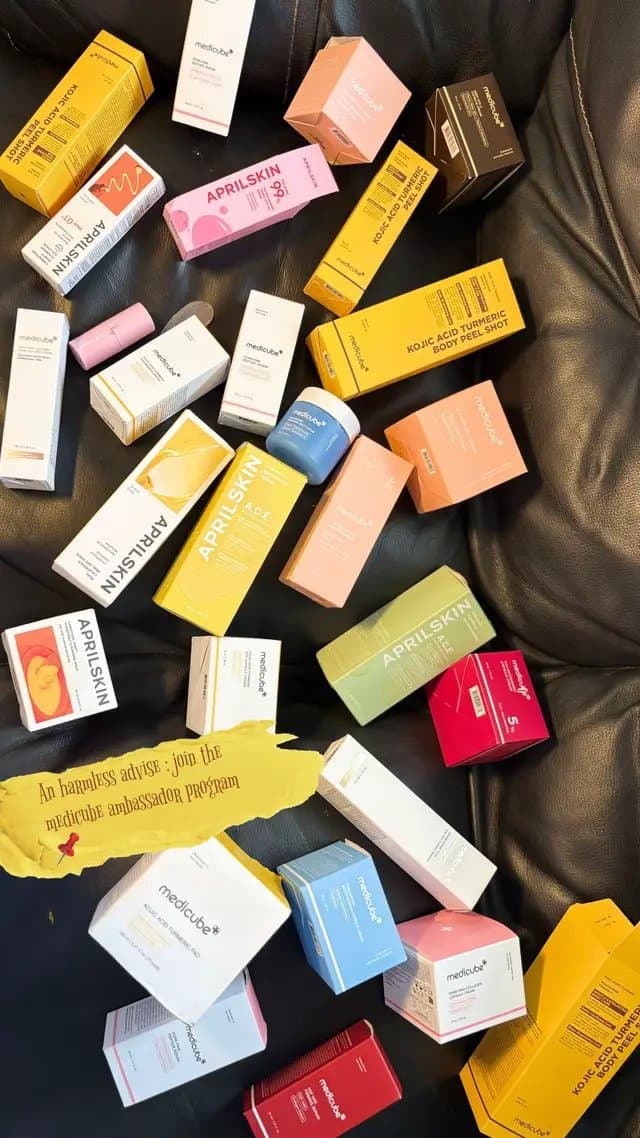 And knowing I already gave some products out to people and also used some products up😊 #medicubeambassador #medicube #pr #skincare