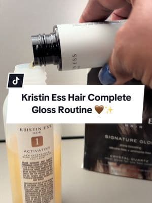 Choose your shade & give your hair routine a refresh! 🤎✨@Kristin Ess Hair #kristiness #KristinEssHair #kristinessgloss #AtHomeHairCare #tiktokshopfalldealsforyou