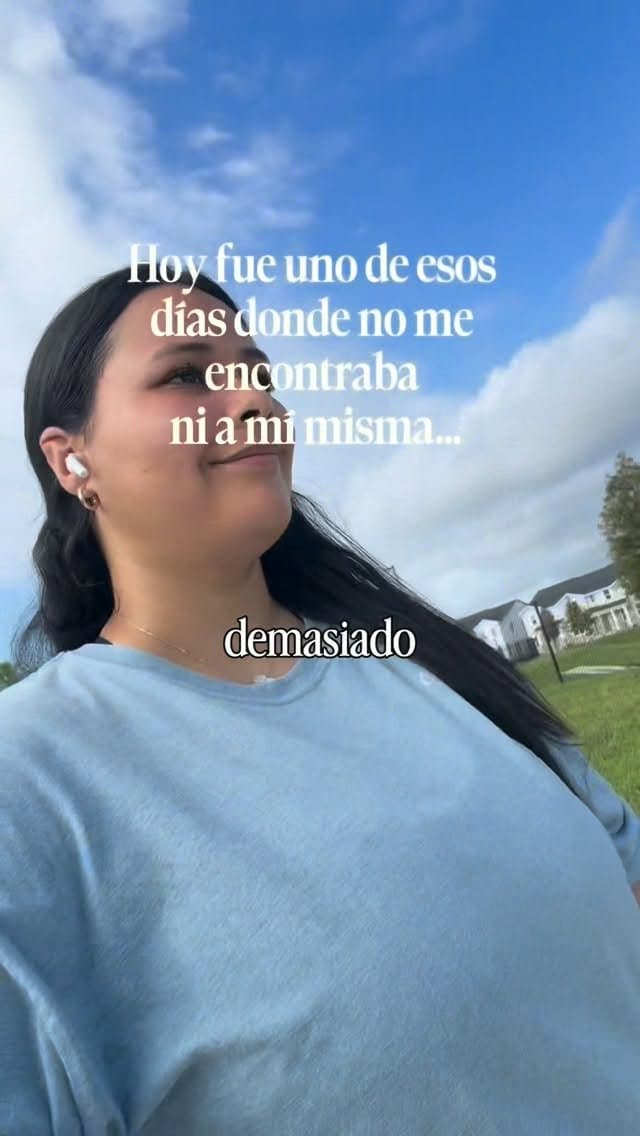 Hay días en los que simplemente no te sientes tú… y hoy fue uno de esos días. 🥹
Entre el corre corre, la caminata que