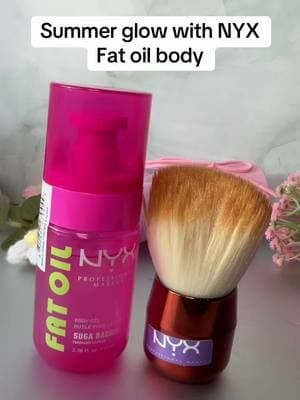 This NYX Fat Body Oil has me looking like sugar, spice & everything nice 😍💧 Suga baddie status: activated 🤍🔥 #NYX #BodyOil #SugaBaddie #tiktokmademebuyit #springsale