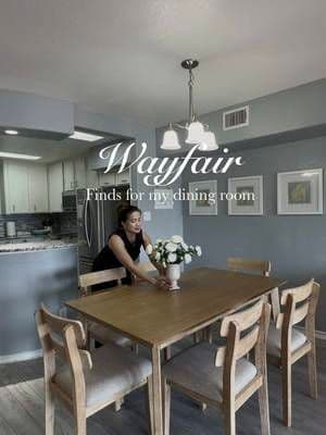 Comment TABLE for link and follow @irene_lovetolive 🩶 Dining Room Reset ✨ Simple, modern, and made for gathering—this set just changed the whole vibe of my space. Light wood tones, comfy seating, and the perfect size for everyday moments or hosting. Thanks @Wayfair Fresh season, fresh space… who’s ready for slow summer dinners? 🌿 #WayfairElevate #WayfairCreator #ad #Wayfair #diningset