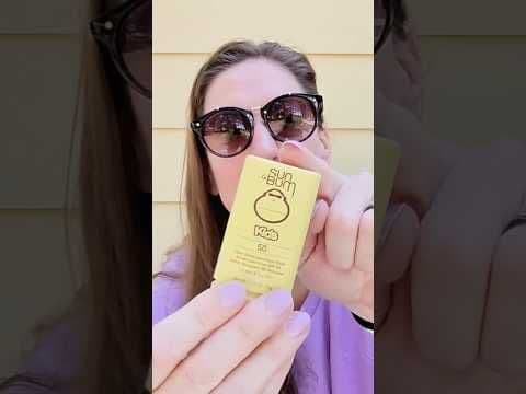 A sunscreen stick that smells like summer bliss ☀️ #skincare #shorts
