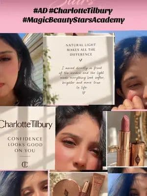 NATURAL LIGHT MAKES ALL THE DIFFERENCE ✨ Facing the window softened the light and made my skin look brighter & more natural. My link and code CTNRTRETEGCZ9J https://friends.charlottetilbury.com/s/urwah.til.islam. #AD | #CharlotteTilbury | #MagicBeautyStarsAcademy @charlottetilbury