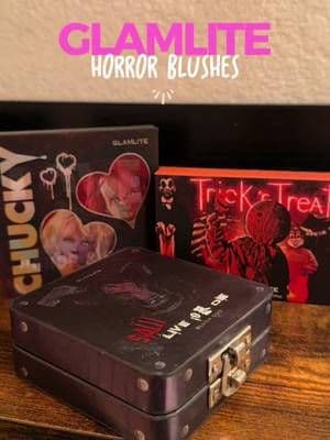 If you're a horror fan who loves makeup, these @Glamlite blushes belong in your collection. 🔪🩸🖤 Glamlite always nails the details, and these horror-themed blush duos are no exception. From the collectible packaging to the buttery, blendable formula, every palette is inspired by iconic horror favorites while delivering gorgeous, buildable color. Whether you like a soft everyday flush or bold statement cheeks, these blushes blend effortlessly and let you customize your look. The pigmentation is beautiful, the formula layers without looking patchy, and the packaging is display-worthy for any spooky makeup lover. At this price, they're a must-have if you collect Glamlite or just love unique beauty products. 🩸 Buildable pigmentation 🖤 Smooth, blendable formula 🎃 Collectible horror-inspired packaging ✨ Wear one shade alone or mix both together 💀 Perfect for horror lovers and makeup collectors Which one is your favorite—Chucky, Saw, or Trick 'r Treat? Tell me in the comments! 👇 #glamlite #backtoschool #tiktokshopbacktoschool #tiktokshopsummersale #tiktokshopsummersale