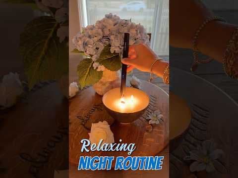 Relaxing after work Tuesday night routine 🕯️ #nightroutine #relaxingnight #afterworkroutine