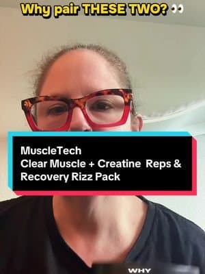 The @MuscleTech Muscle + 100% Creatine Reps & Recovery Rizz Pack combines two different approaches in one stack: 5g of m