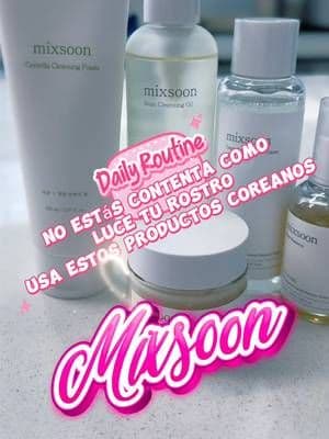 Rutina de Skye Care Con Mixsoon #tiktokshop #skyncare #mixsoon