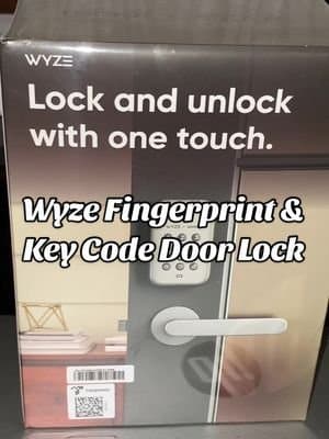 Oh this is fancyyyyy Tiktok!! How do yall feel about using your fingerprint or a keycode to get in instead of an actual key? 👀 #unboxing #wyzelockbolt #fingerprint #fingerprintlock #keyless #keylessentry #tiktokshopfinds