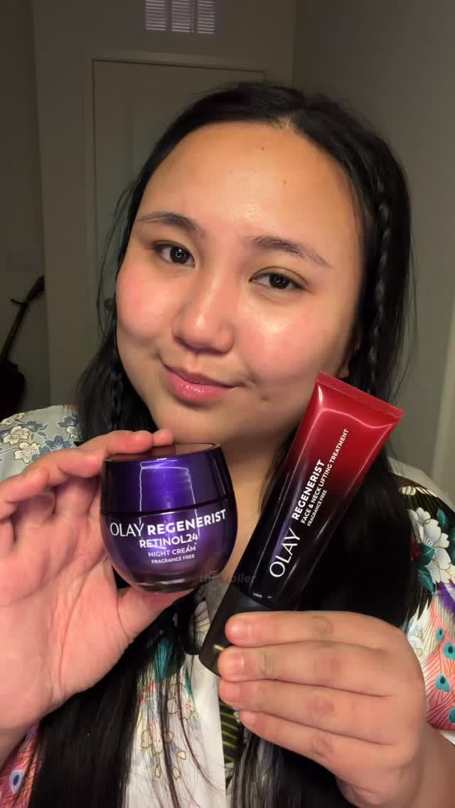 POV: my neck finally got the memo that we’re anti-aging now 😭✨
The @olay Regenerist Face & Neck Lifting Treatment + Re
