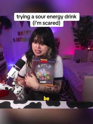 unboxing && trying @G FUEL Energy final boss sour collector’s box. this is sour...help. part 2 coming….use code PUFFYROLL at g fuel for 30%. #gfuel #finalbosssour #tastetest #tiktokmademebuyit #finalboss