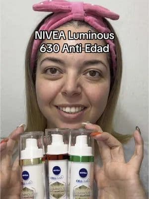 ¿Líneas de expresión? 👵➡️✨ Manchas oscuras? 😩➡️🤩 ¡NIVEA Luminous 630 Anti-Edad es la respuesta! 💙 Piel visiblemente más joven y luminosa. ✨ ¡Pruébalo ahora! @For_Me @nivea_mx #Luminous630FM #Thiamidol #Nivea #Luminous630 #Publicidad