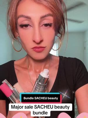 OK, y’all hurry. Bundle sale on SACHEU beauty coming to an end grab now. I love these products. I have them in multiple shades #SACHEUBeauty #SACHEU #TikTok #TikTokShop #TikTokCreator#DealsForYouDays #TikTokDealsForYouDays #TikTokShopDealsForYouDays #Beauty #Makeup #LipLinerStain #BlushStain #HighlighterStain #Highlighter #CreamyBlush #LipLiners #AllDayLipLiner #AllDayGlow #MakeUp#Bundles