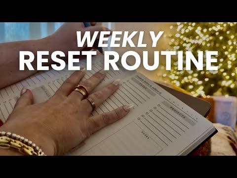 Weekly Planning: How To Get MORE Done! My Calm, Stress-Free Kickoff to December 🎄