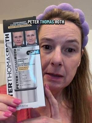 Holy smokes this is actually witchcraft. The Peter Thomas Roth Instant firm X Temporary Face Tightner had me look rested on four hours of sleep, and that alone deserves a standing ovation. Temporary tightening that last for hours, perfect for photos, a night out, or honestly just any day you need to look like you slept. Click the link below to try it. #ad #PeterThomasRoth #genxbeauty #skincarehacks #over40