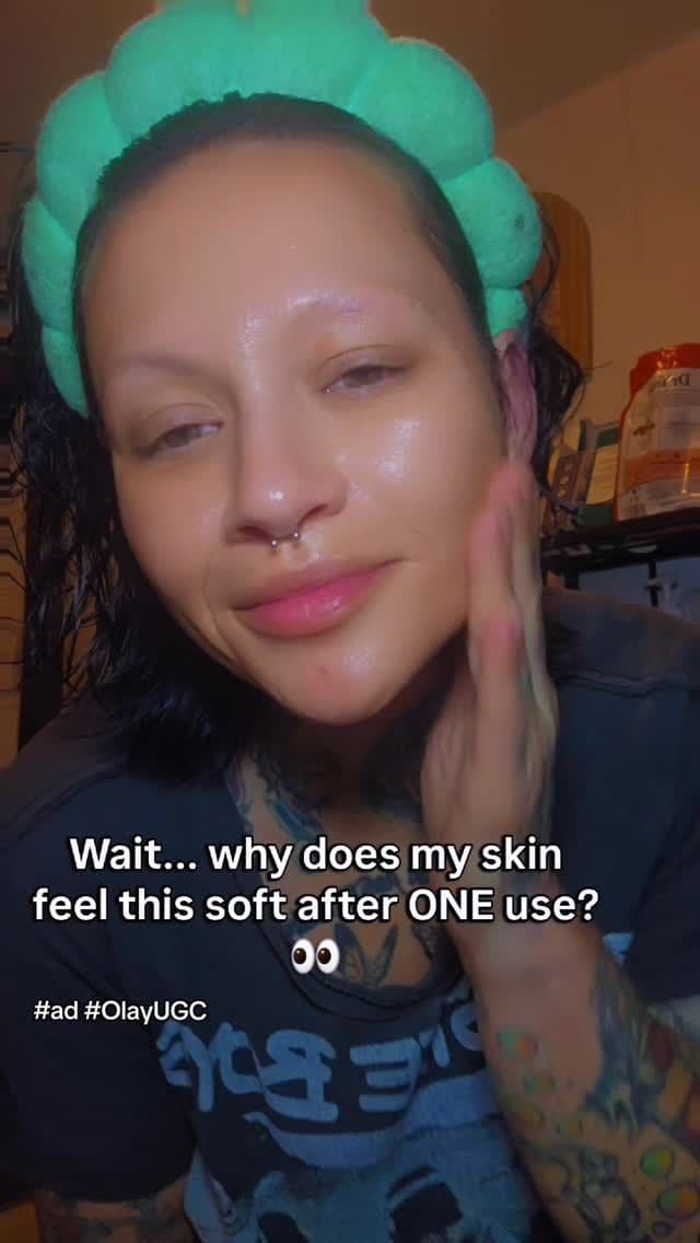 I finally tried the Olay Science Cell Repair Peptide Firming Ultra Rich Cream and my skin felt SO soft after the first a