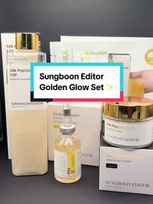 Before you buy just the toner… look at the Golden Glow Set ✨ Toner, ampoule, face cream, eye cream, and gold masks in one skincare gift set.🌟@SUNGBOON EDITOR #S#SungboonEditorG#GoldenGlowK#KoreanSkincareSkincareGiftSet #tiktokshopfalldealsforyou