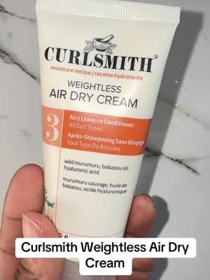 Curlsmith Weightless Air Dry Cream is made for lightweight moisture and definition without needing to pull out the heat tools. 💕 Scrunch, style and let those curls do their thing. #Curlsmith #AirDryCream #CurlyHairRoutine #NaturalHair #TikTokShop