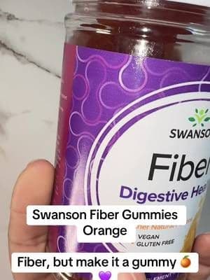 Swanson Fiber Gummies turn your daily fiber supplement into an orange-flavored chew instead of another powder or capsule. 🍊✨ Easy and convenient. #Swanson #FiberGummies #DigestiveWellness #FiberSupplement #TikTokShop