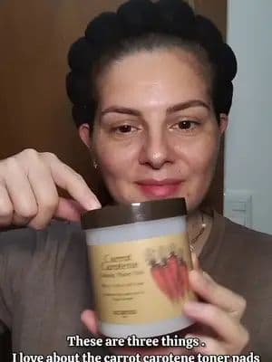Carrot Carotene Pad Juicy Essence @skinfood_global #GoViralWithSKINFOODChallenge #SKINFOODCarrotPad #SKINFOOD #calming #TikTokMadeMeBuyIt