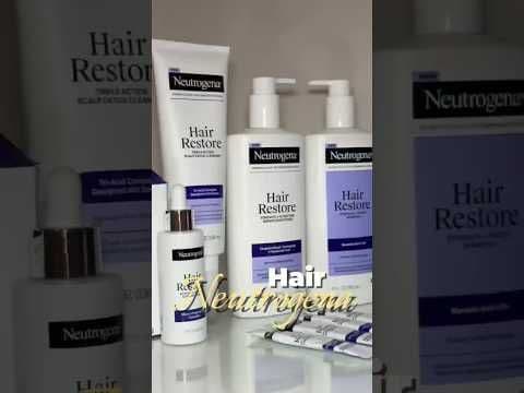 #ad the new line Hair Restore of @neutrogena available in @Walmart #hairrestore #hairshedding