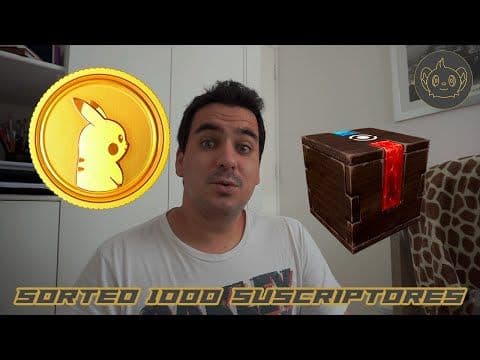 SORTEO POKEMONEDAS A LOS 1000 SUSCRIPTORES, CAJA MELTAN Y MÁS!!