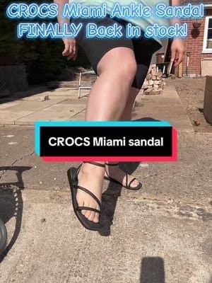 FINALLY back in stock since last year! @CROCS UK #tiktokmademebuyit #summer #shoes #flipflop #crocs