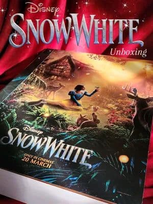 This box is so magical✨️ snow white is now in Cinemas so don't forget to go watch😊💗 #SnowWhiteZA #snowwhite #disneystudiosafrica #disney #prpackage #unboxingvideo #fyp