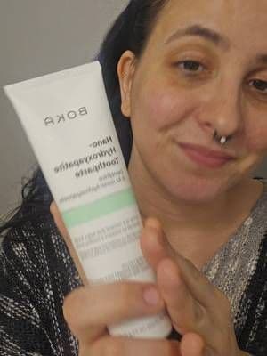 Reviewing Boka toothpaste! #boka #toothpaste #whitening #sensitiveteeth #tiktokshop