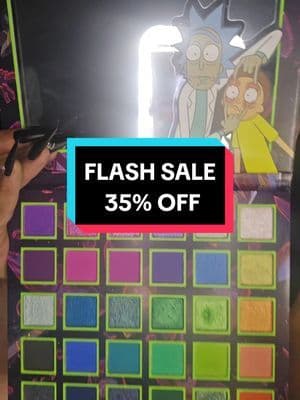 Rick & Morty 🖤 @Glamlite #glamlite #rickandmorty #flashsale #makeup #tiktokshop #trending
