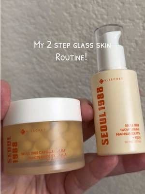 If your skin looks dull, uneven, or dehydrated, this is my go-to glow routine. The @KSECRET US Seoul 1988 Golden Glow Set uses niacinamide, yuja, squalane, and oil drop micro-capsules to boost radiance, hydrate, and support your skin barrier for a healthy glass-skin glow! #glassskin #kbeauty #skincareroutine #glowingskin #tiktokshopfinds