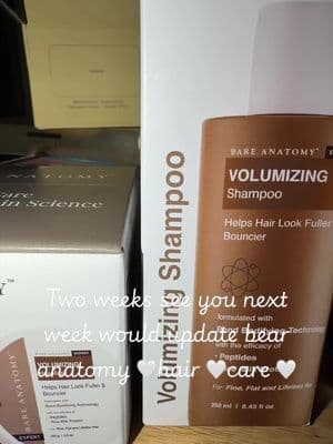New bear, anatomy shampoo, and conditioner. Stay tuned for follow up video keeping you updated on how well it will work for my hair. Grab yours now @Bare Anatomy Haircare #bareanatomy #SummerTurnUp #tiktokshopsummersale #WeeklyDeals #tiktokshopcreatorspicks