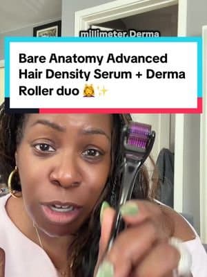 Your scalp deserves a spot in the hair-care conversation 🤎 Explore Bare Anatomy’s Advanced Hair Density Serum + Derma Roller duo @Bare Anatomy Haircare #BareAnatomy #ScalpCare #HairDensitySerum #TikTokShopBlackFriday #DiscoverYourGift