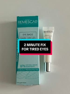 Daily Game Changer 👀 #remescar #eyebagsolution #undereyefix #eyecreamhack #instantresults #tiktokshopfinds @Remescar Eye Bag Treatment, Dark Circle Remover, Eye Cream, Remescar#ConSantanderConecto