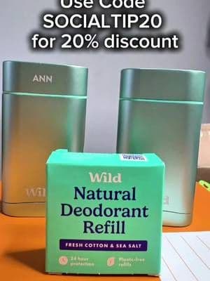 POV: You finally stopped using "aluminum-filled" deodorant and your underarms (and the planet) are thanking you. 🌿 Ever since I switched to @Wild Refill , I’m never going back to single-use plastic. It’s compostable, vegan, and actually survives my busy mumlife. 🏃♀️💨 Grab a bargain now, use code SOCIALTIP20 to get 20% off your purchase. #WildDeodorant #NaturalDeodorant #SustainableLiving #EcoFriendlyProducts #RefillableDeodorant @Social Tip AD