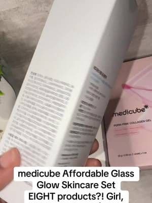 medicube put eight skincare products into one Glass Glow Set! If you're into a full Korean skincare routine, this bundle brings several steps together without having to shop for everything individually. 💦✨ #Medicube #GlassSkin #KBeauty #SkincareBundle #TikTokShop