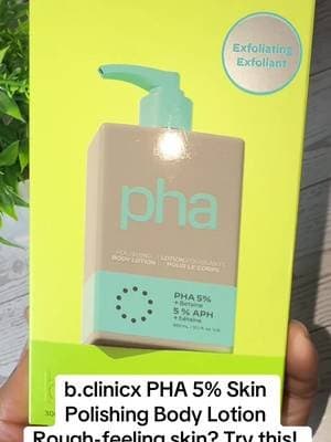 b.clinicx PHA 5% Body Lotion combines gentle chemical exfoliation with hydration to help improve the appearance of uneven skin texture. Smooth-skin care without skipping moisture! 💦 #BClinix #PHALotion #BodyExfoliation #SmoothSkin #TikTokShop