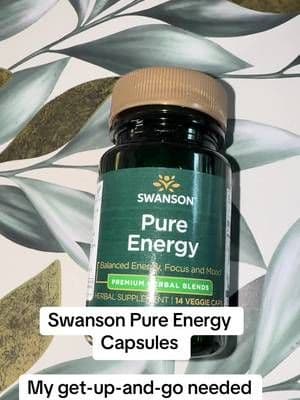 Swanson Pure Energy Capsules offer a convenient herbal supplement blend designed for everyday energy support. Easy capsules for those days when your schedule is doing the absolute most. 🌿✨ #Swanson #PureEnergy #EnergySupplement #DailyWellness #TikTokShop