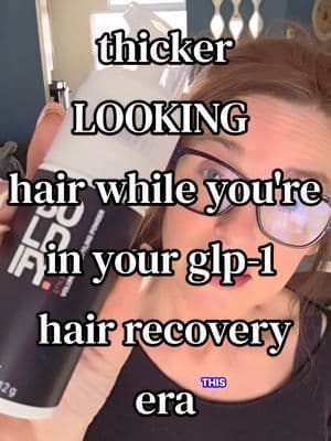 GLP-1 girlies, if your hair’s thinning while the scale’s dropping... I feel you. I’m using Boldify shampoo + conditioner to rebuild strength, and this powder spray for instant volume. It’s the only thing that makes my hair look full right now. Tap the cart to try it. You’ll see what I mean. #creatorsearchinsights #glp1hairloss #boldifyvolume #tiktokmademebuyit #hairtok