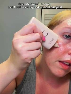 Moms know… getting ready is never a solo activity. 😂 This @tarte cosmetics product has been my everyday makeup lately. 🤍 #tartecosmetics #momlife #makeuproutine #overstimulatedmom #tiktokshop